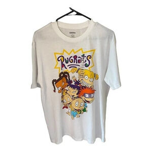 NWTS RuGRatS Nickelodeon Size Large Short Sleeve Crew NeckColorful Tommy Angelic